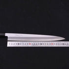 Yanagiba Blue Steel #2 Kasumi Buffalo Magnolia Handle 270mm (10.6”)-[Musashi]-[Japanese-Kitchen-Knives]