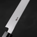 Yanagiba Blue Steel #2 Kasumi Buffalo Wenge Handle 300mm (11.8”)-[Musashi]-[Japanese-Kitchen-Knives]
