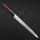 Yanagiba Blue Steel #2 Kasumi Buffalo Wenge Handle 300mm (11.8”)-[Musashi]-[Japanese-Kitchen-Knives]