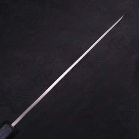 Yanagiba Blue Steel #2 Kasumi Dark-Blue Urushi Handle 210mm (8.3”)-[Musashi]-[Japanese-Kitchen-Knives]