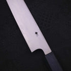 Yanagiba Blue Steel #2 Kasumi Dark-Blue Urushi Handle 240mm (9.4”)-[Musashi]-[Japanese-Kitchen-Knives]