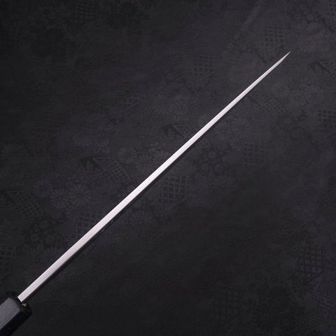 Yanagiba Blue Steel #2 Kasumi Dark-Blue Urushi Handle 270mm (10.6”)-[Musashi]-[Japanese-Kitchen-Knives]