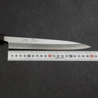 Yanagiba Blue Steel #2 Kasumi Walnut Handle 200mm (7.9”)-[Musashi]-[Japanese-Kitchen-Knives]