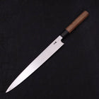Yanagiba Blue Steel #2 Kasumi Walnut Handle 270mm (10.6”)-[Musashi]-[Japanese-Kitchen-Knives]
