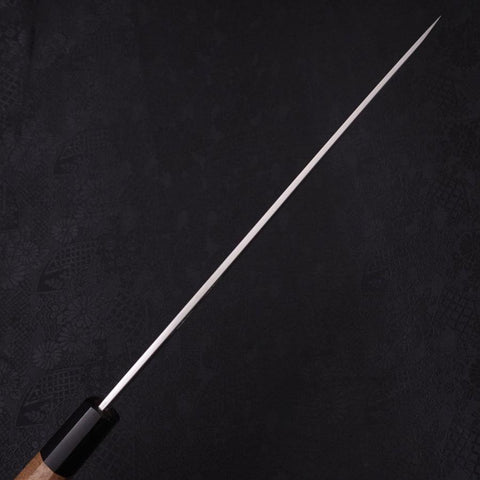 Yanagiba Blue Steel #2 Kasumi Walnut Handle 270mm (10.6”)-[Musashi]-[Japanese-Kitchen-Knives]