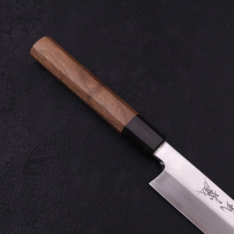Yanagiba Blue Steel #2 Kasumi Walnut Handle 270mm (10.6”)-[Musashi]-[Japanese-Kitchen-Knives]