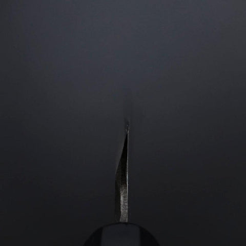 Yanagiba Blue Steel #2 Kurouchi Buffalo Ebony Handle 200mm (7.9”)-[Musashi]-[Japanese-Kitchen-Knives]