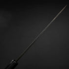 Yanagiba Blue Steel #2 Kurouchi Buffalo Ebony Handle 210mm (8.3”)-[Musashi]-[Japanese-Kitchen-Knives]