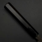 Yanagiba Blue Steel #2 Kurouchi Buffalo Ebony Handle 210mm (8.3”)-[Musashi]-[Japanese-Kitchen-Knives]