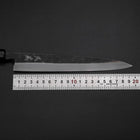 Yanagiba Blue Steel #2 Kurouchi Buffalo Ebony Handle 210mm (8.3”)-[Musashi]-[Japanese-Kitchen-Knives]