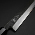 Yanagiba Blue Steel #2 Kurouchi Buffalo Ebony Handle 210mm-[Musashi]-[Japanese-Kitchen-Knives]