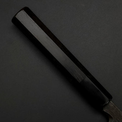 Yanagiba Blue Steel #2 Kurouchi Buffalo Ebony Handle 210mm-[Musashi]-[Japanese-Kitchen-Knives]