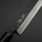 Yanagiba Blue Steel #2 Kurouchi Buffalo Ebony Handle 240mm (9.4”)-[Musashi]-[Japanese-Kitchen-Knives]