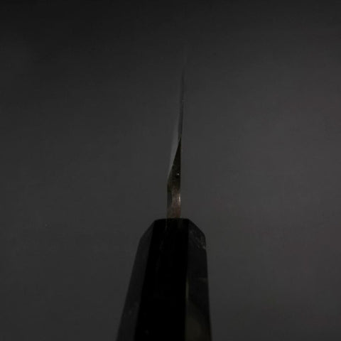Yanagiba Blue Steel #2 Kurouchi Buffalo Ebony Handle 240mm (9.4”)-[Musashi]-[Japanese-Kitchen-Knives]