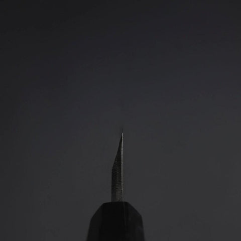 Yanagiba Blue Steel #2 Kurouchi Buffalo Ebony Handle 290mm (11.4”)-[Musashi]-[Japanese-Kitchen-Knives]