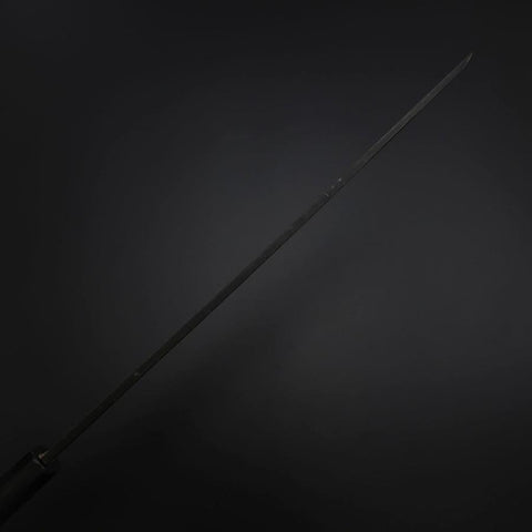 Yanagiba Blue Steel #2 Kurouchi Buffalo Ebony Handle 290mm (11.4”)-[Musashi]-[Japanese-Kitchen-Knives]