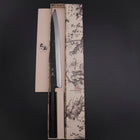 Yanagiba Blue Steel #2 Kurouchi Buffalo Ebony Handle 290mm (11.4”)-[Musashi]-[Japanese-Kitchen-Knives]