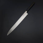 Yanagiba Blue Steel #2 Kurouchi Buffalo Ebony Handle 290mm-[Musashi]-[Japanese-Kitchen-Knives]