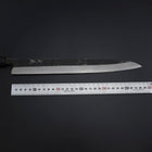 Yanagiba Blue Steel #2 Kurouchi Buffalo Ebony Handle 290mm-[Musashi]-[Japanese-Kitchen-Knives]