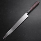 Yanagiba Blue Steel #2 Kurouchi Buffalo Wenge Handle 270mm (10.6”)-[Musashi]-[Japanese-Kitchen-Knives]