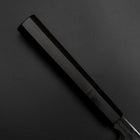 Yanagiba Blue Steel #2 Kurouchi Tsuchime Buffalo Ebony Handle 230mm-[Musashi]-[Japanese-Kitchen-Knives]