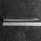 Yanagiba Blue Steel #2 Kurouchi Tsuchime Magnolia Handle 270mm-[Musashi]-[Japanese-Kitchen-Knives]