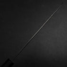 Yanagiba Blue Steel #2 Kurouchi Tsuchime Walnut Handle 165mm-[Musashi]-[Japanese-Kitchen-Knives]