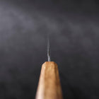 Yanagiba Blue Steel #2 Kurouchi Tsuchime Yaki Urushi Handle 200mm-[Musashi]-[Japanese-Kitchen-Knives]