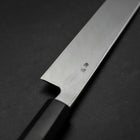 Yanagiba Blue Steel #2 Suminagashi Buffalo Ebony Handle 270mm (10.6”)-[Musashi]-[Japanese-Kitchen-Knives]