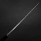 Yanagiba Blue Steel #2 Suminagashi Buffalo Ebony Handle 270mm (10.6”)-[Musashi]-[Japanese-Kitchen-Knives]