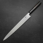 Yanagiba Blue Steel #2 Suminagashi Buffalo Ebony Handle 300mm (11.8”)-[Musashi]-[Japanese-Kitchen-Knives]