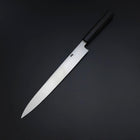 Yanagiba Blue Steel #2 Tsuchime Kurouchi Buffalo Ebony Handle 260mm-[Musashi]-[Japanese-Kitchen-Knives]