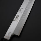 Yanagiba Blue Steel #2 Damascus Shitan Handle 180mm-[Musashi]-[Japanese-Kitchen-Knives]