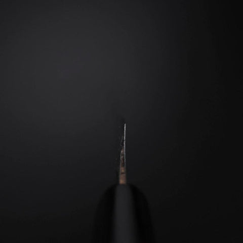 Yanagiba Blue Steel #2 Damascus Shitan Handle 180mm-[Musashi]-[Japanese-Kitchen-Knives]