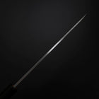 Yanagiba Blue Steel #2 Damascus Shitan Handle 180mm-[Musashi]-[Japanese-Kitchen-Knives]