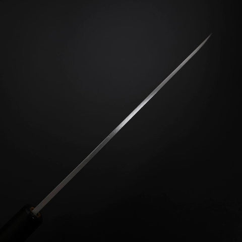 Yanagiba Blue Steel #2 Damascus Shitan Handle 180mm-[Musashi]-[Japanese-Kitchen-Knives]