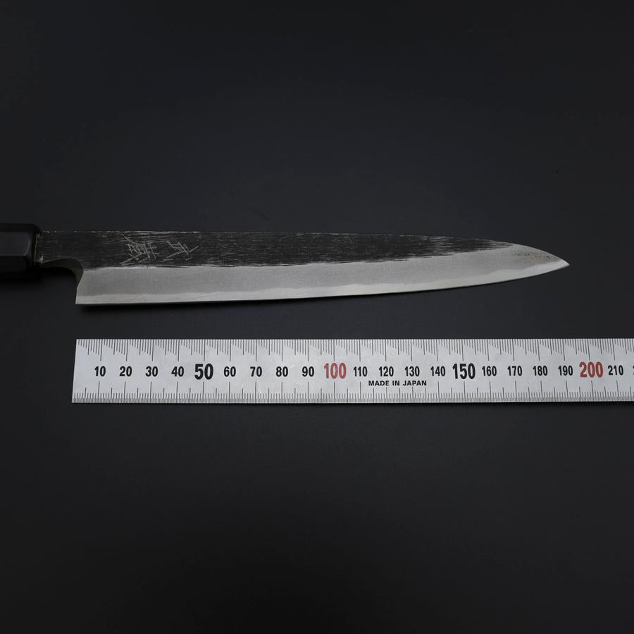 柳刃 片刃 青紙2号 黒打 八角紫檀柄 270mm – MUSASHI