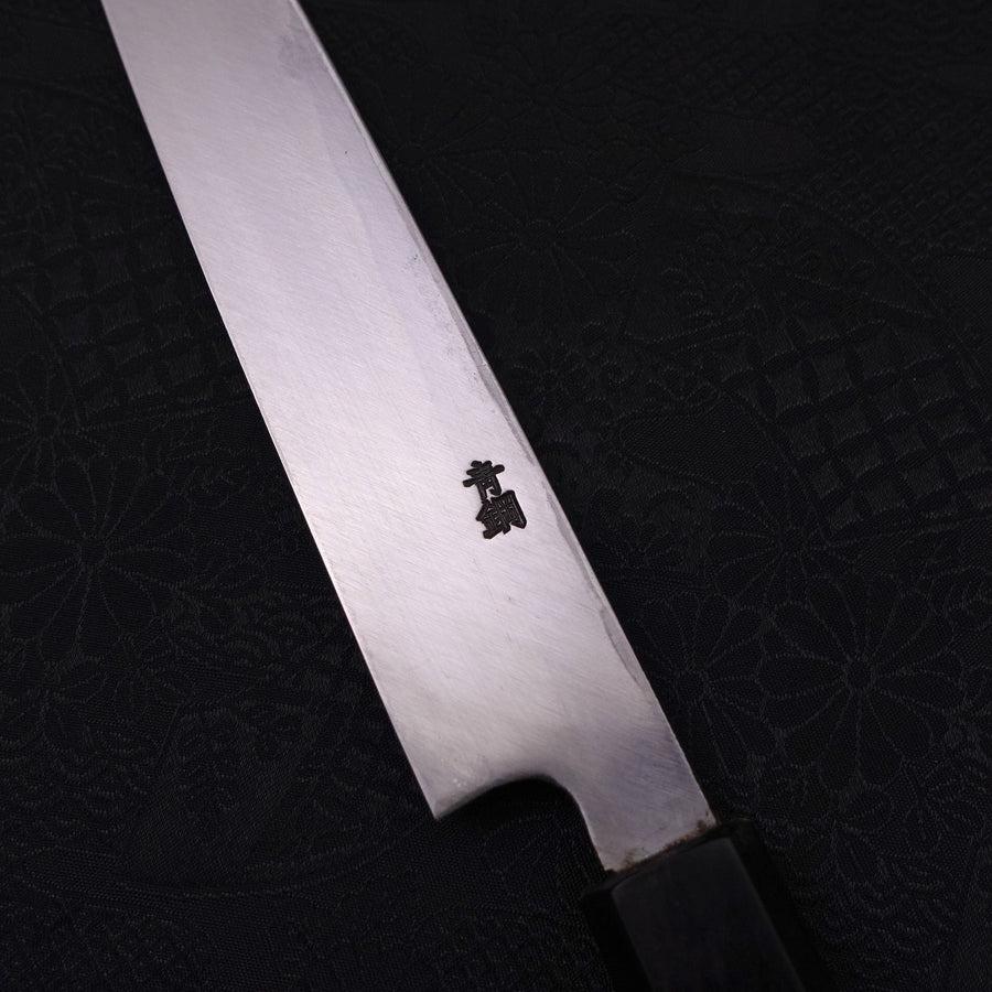 Yanagiba Blue steel #2 Kurouchi Tsuchime Walnut Handle 210mm-Blue steel #2-Kurouchi-Japanese Handle-[Musashi]-[Japanese-Kitchen-Knives]