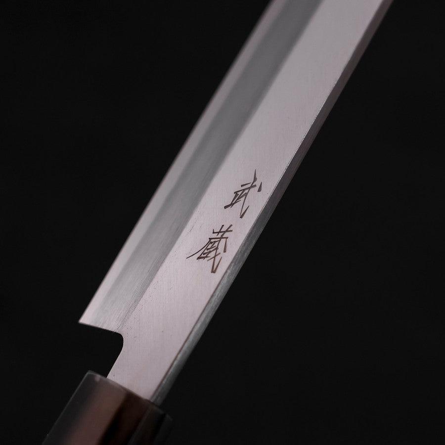 柳刃 左利き AUS-10 磨き 水牛チーク柄 270mm – MUSASHI