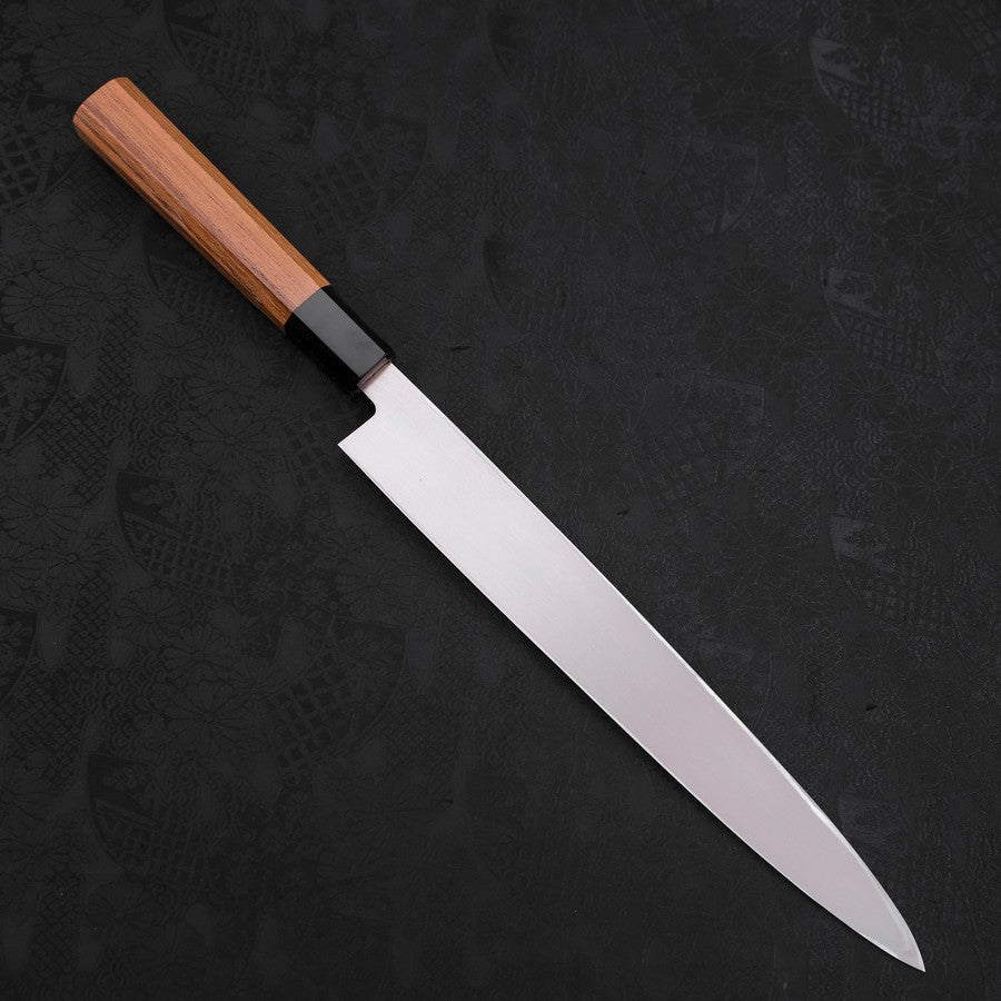 柳刃左手刀AUS-10 拋光黒檀柄270mm – MUSASHI