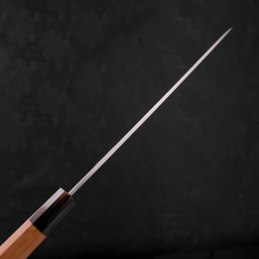 柳刃 左利き AUS-10 磨き 水牛チーク柄 270mm – MUSASHI