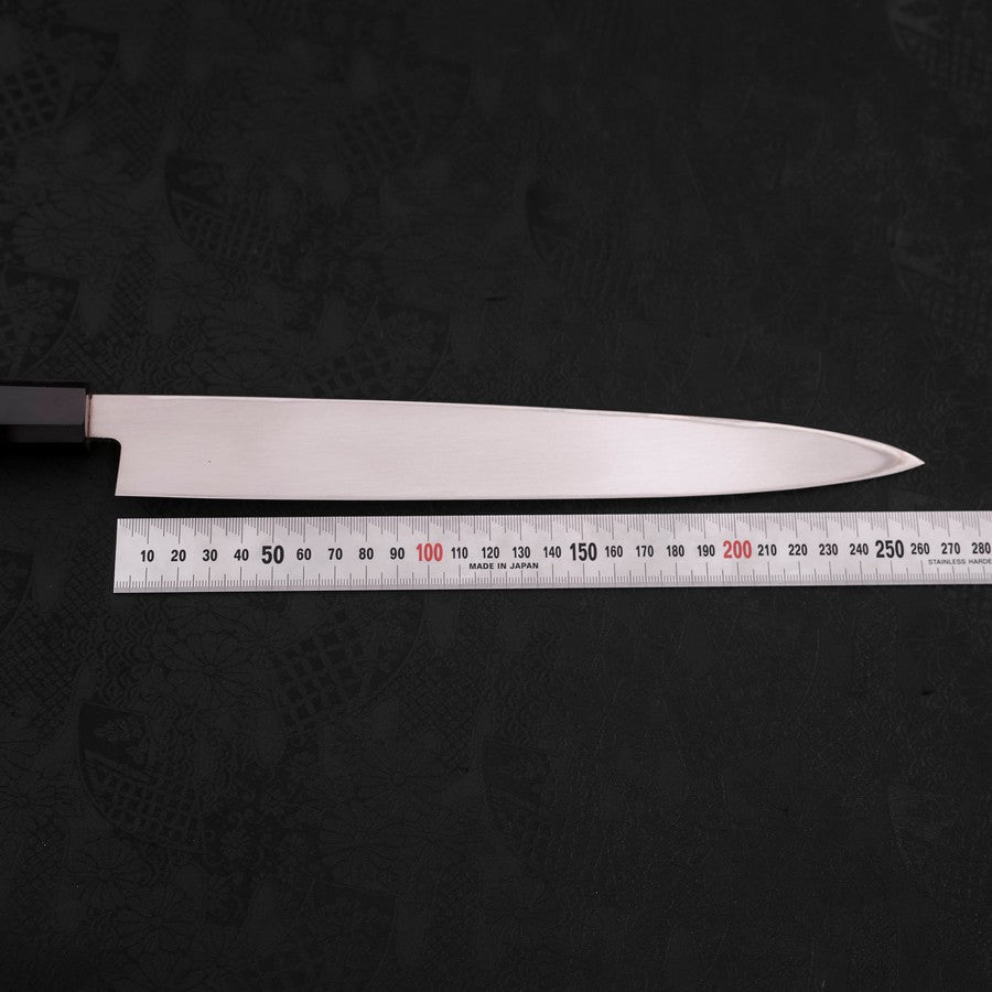 柳刃左手刀AUS-10 拋光黒檀柄270mm – MUSASHI