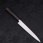 Yanagiba Left Hand AUS-10 Polished Ebony Handle 210mm (8.3”)-[Musashi]-[Japanese-Kitchen-Knives]