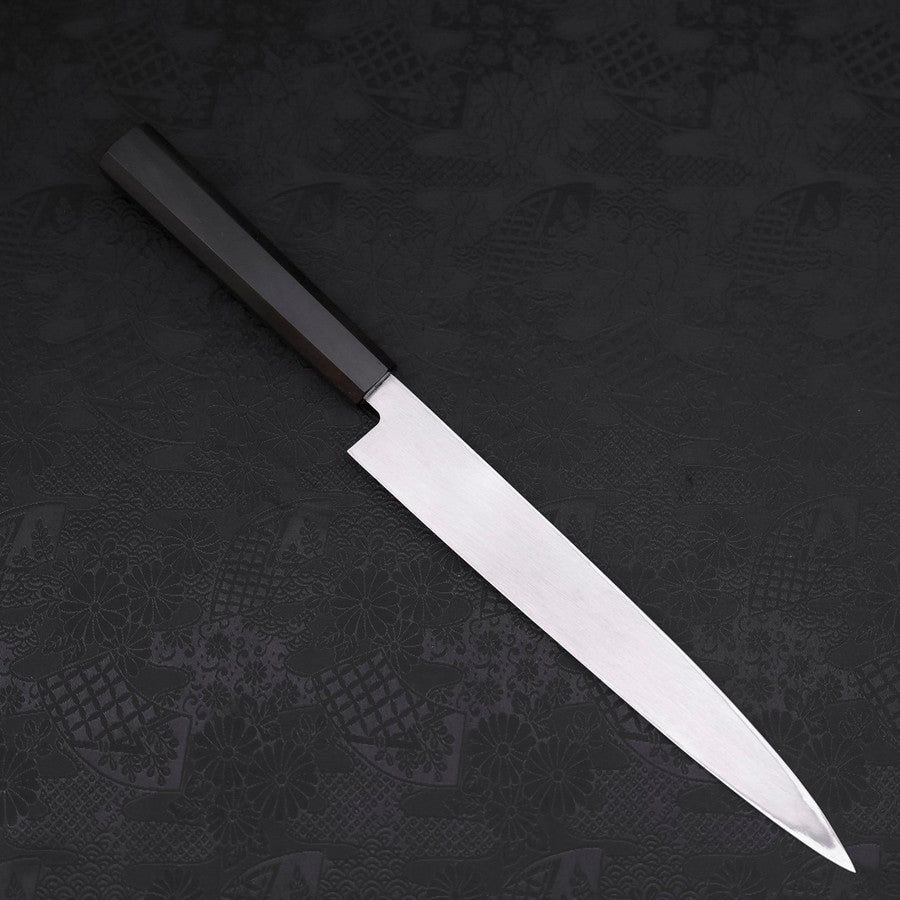 柳刃左手刀AUS-10 拋光黒檀柄240mm – MUSASHI