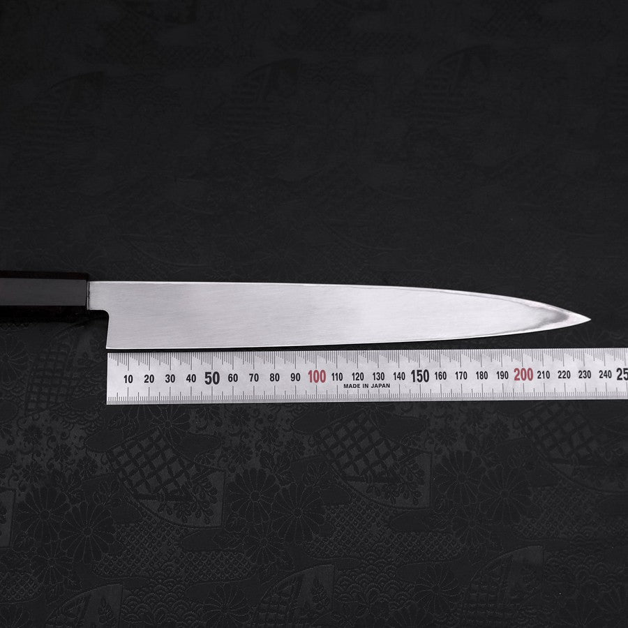 柳刃左手刀AUS-10 拋光黒檀柄240mm – MUSASHI