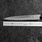 Yanagiba Left-Hand Silver Steel #3 Kasumi Buffalo Magnolia Handle 210mm-[Musashi]-[Japanese-Kitchen-Knives]