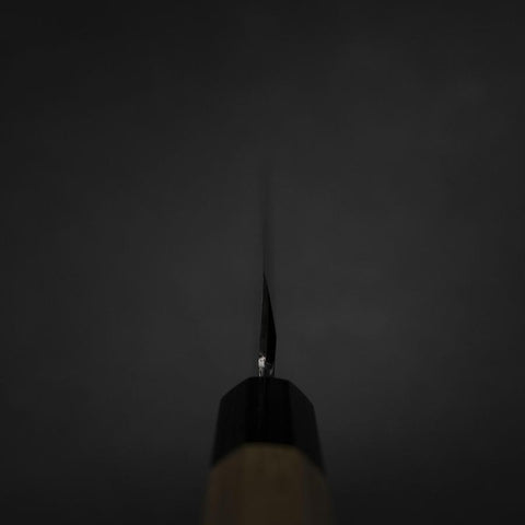 Yanagiba Left-Hand Silver Steel #3 Kasumi Buffalo Magnolia Handle 260mm-[Musashi]-[Japanese-Kitchen-Knives]