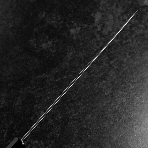 Yanagiba Left-Hand Silver Steel #3 Kasumi Buffalo Magnolia Handle 260mm-[Musashi]-[Japanese-Kitchen-Knives]