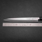 Yanagiba Left-Hand Silver Steel #3 Kasumi Buffalo Magnolia Handle 260mm-[Musashi]-[Japanese-Kitchen-Knives]