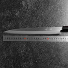 Yanagiba Left-Hand Silver Steel #3 Kasumi Buffalo Magnolia Handle 260mm-[Musashi]-[Japanese-Kitchen-Knives]